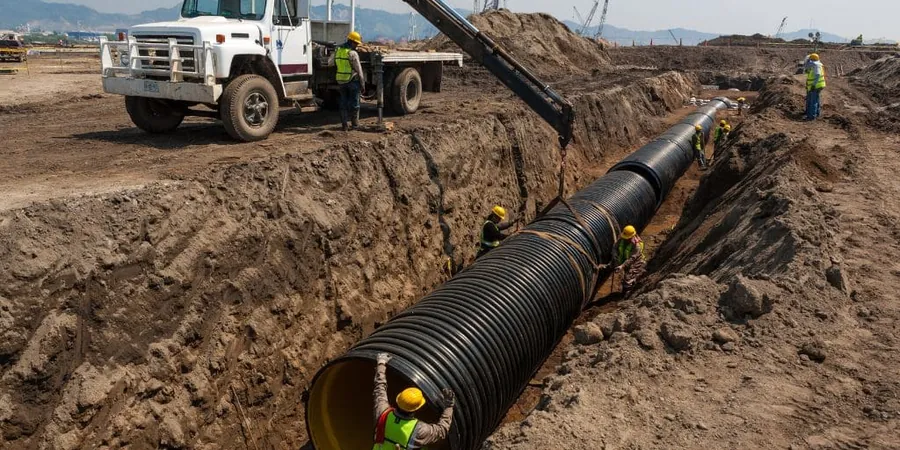 Illustrative image of Geotechnical drainage design in Fredericton